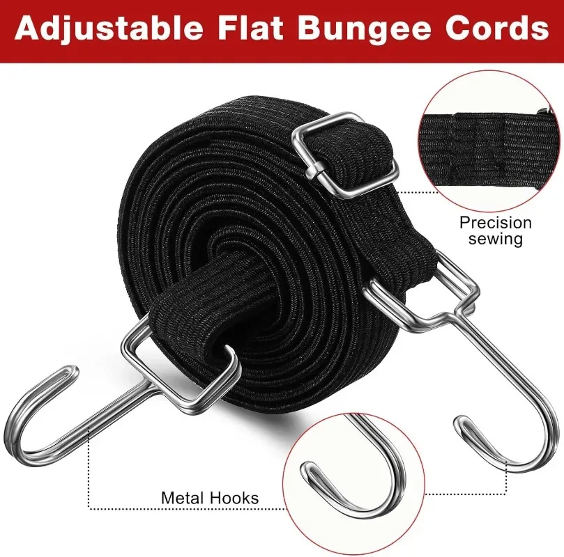 Jump Rope - 1/2 Meter Verstellbares Gummiseil mit Gürtelhaken,