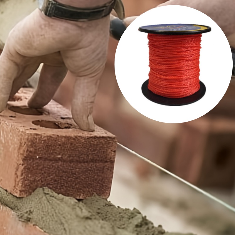 Jump Rope - 50 m horizontale Zugseile, rote Polyethylen-Markierungslinie