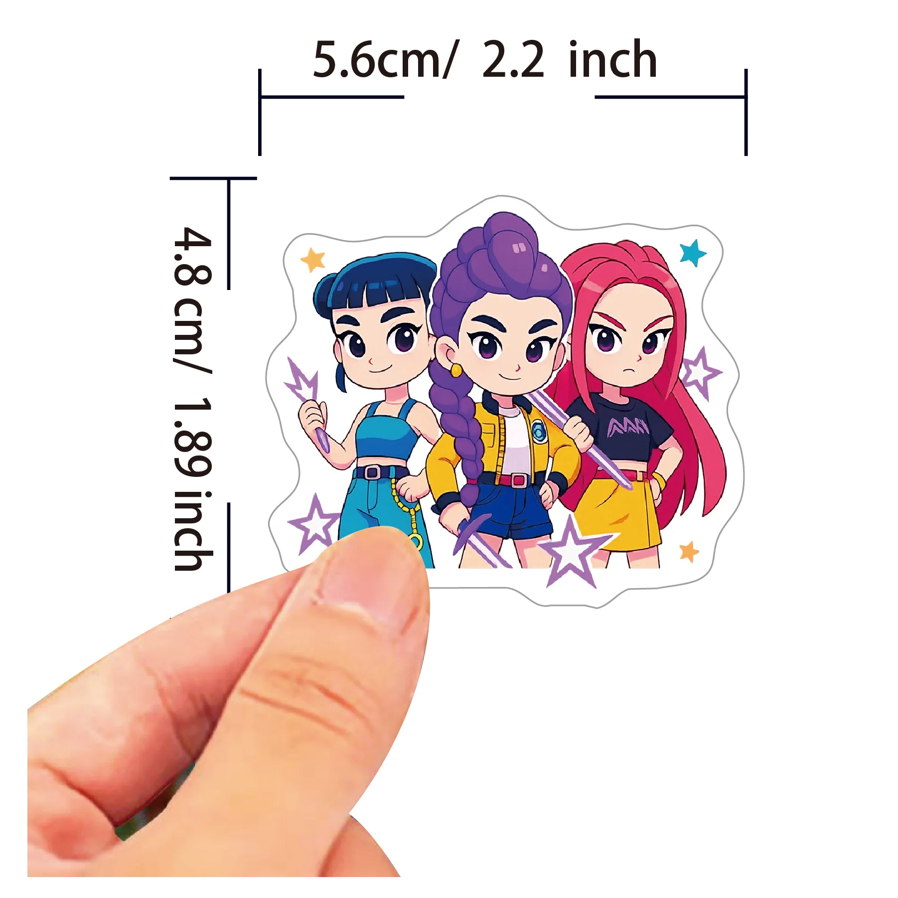 60 Stück Anime-Mädchen-Aufkleb – Skateboard Bewertung und Preis