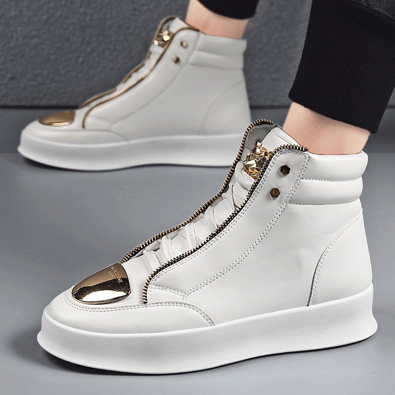 Mode High Top Leder Männer Sch – Skateboard Bewertung und Preis