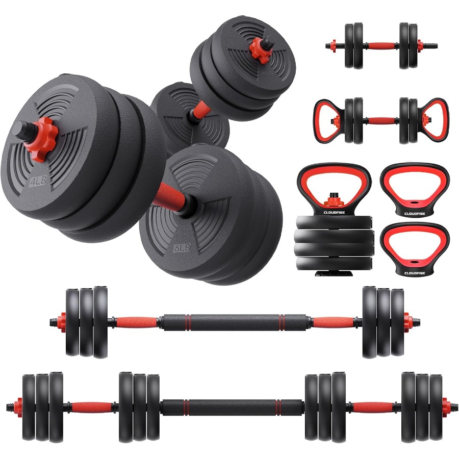Verstellbares Hantelset, 60LB  – Dumbbell Set Bewertung und Preis